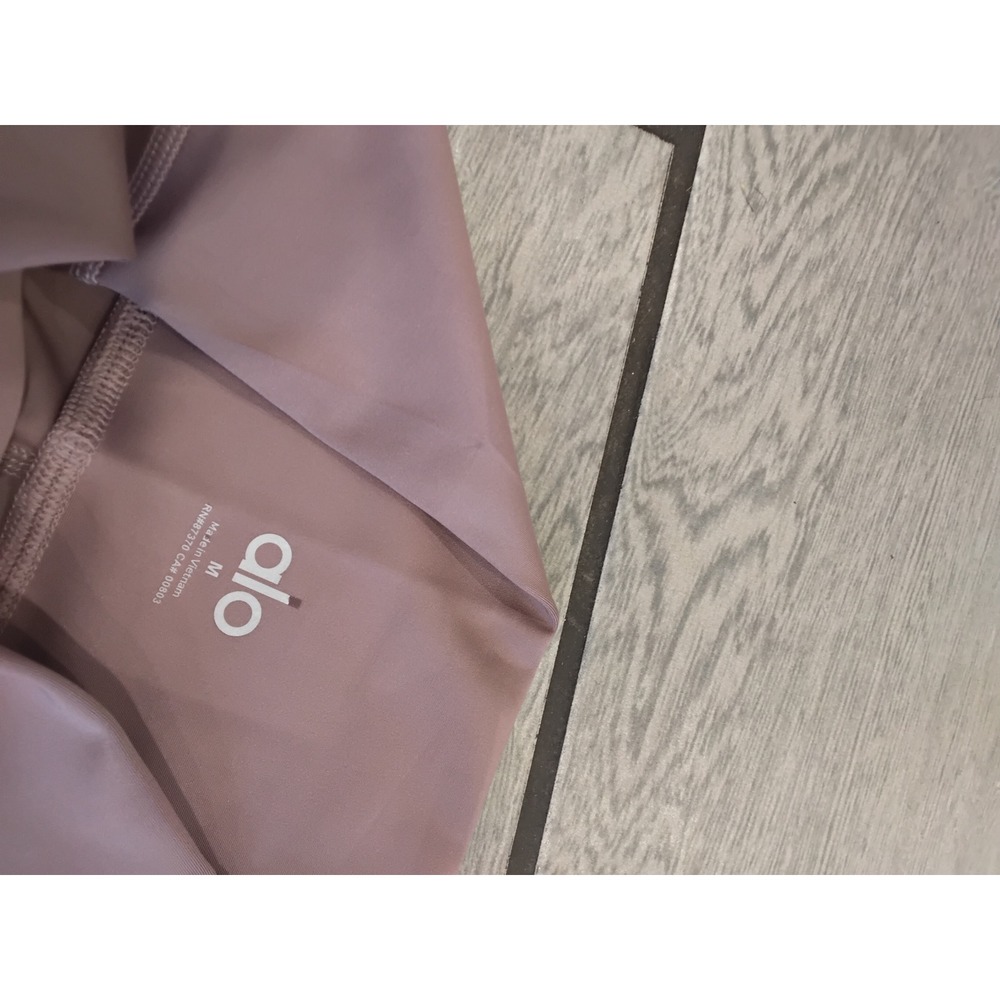Alo Yoga 7/8 High-Waist Airlift Leggings Mushroom W5766R Womens Size M NWT - Picture 2 of 5